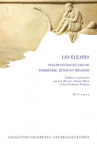 Couverture de Les Éléates